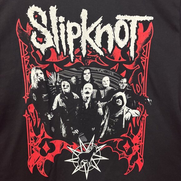 Slipknot Star Crest Black T-Shirt XL - Picture 3 of 5